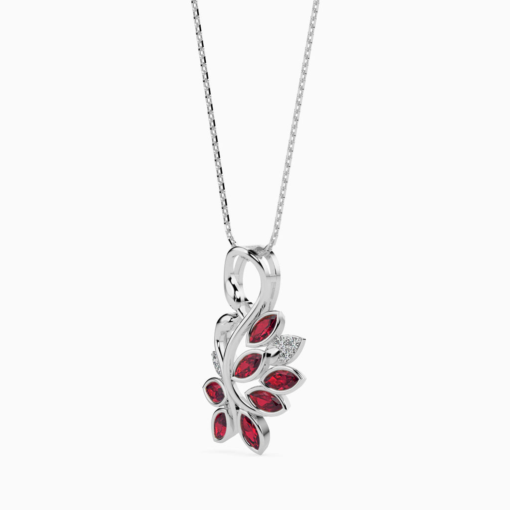 Crimson Swan Pendant