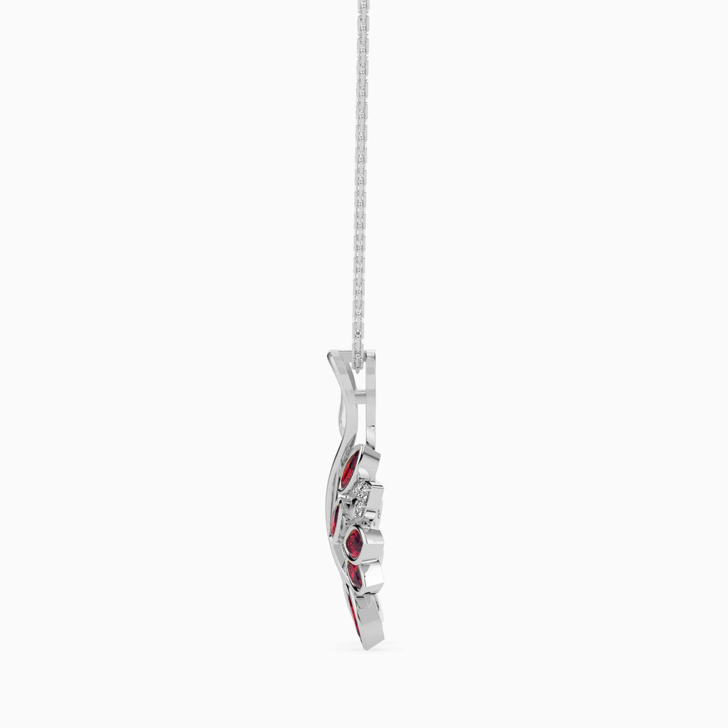 Crimson Swan Pendant
