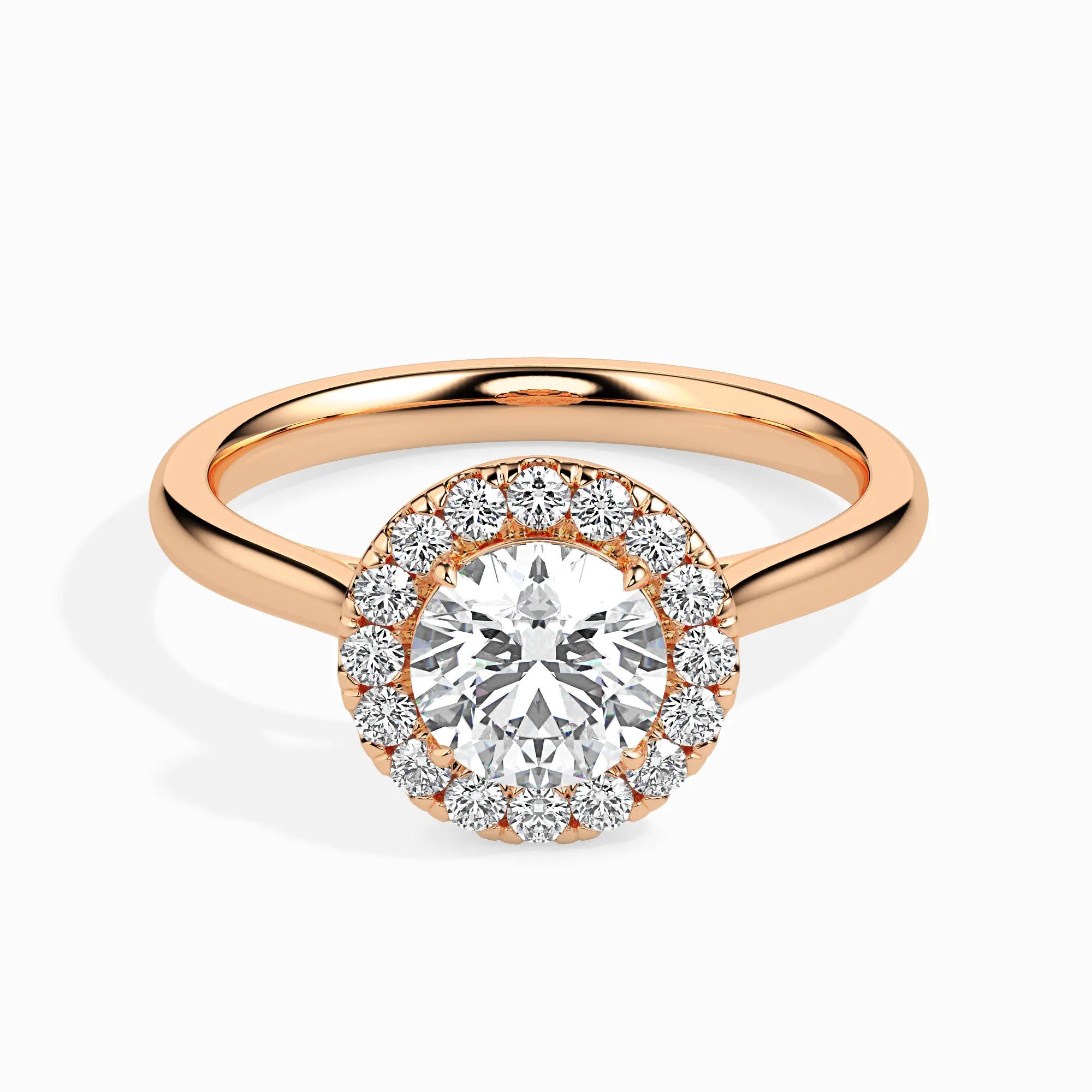 Circle of Light Ring In Rose Gold