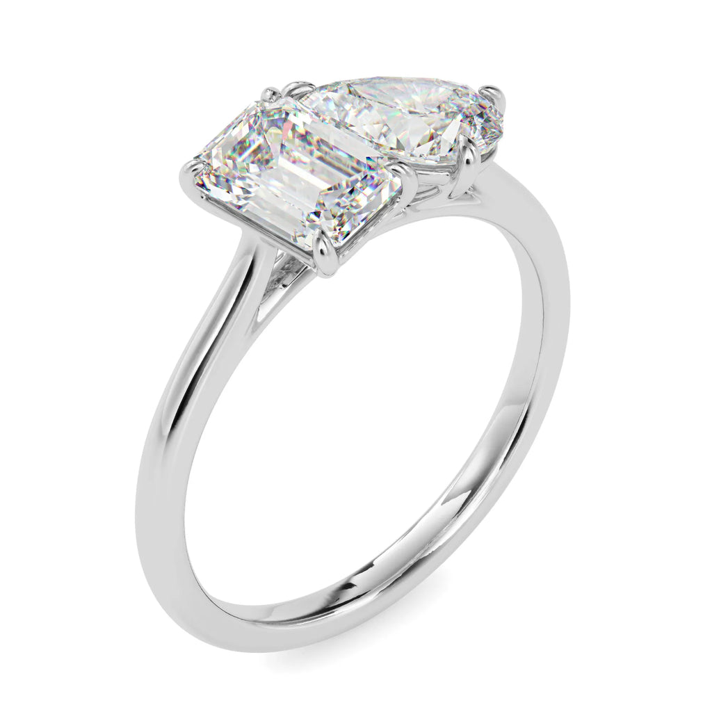 Perfect Pair Ring In White Gold